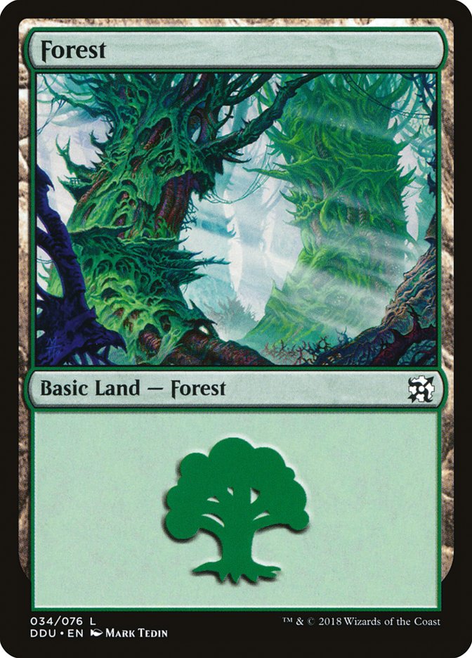 Forest (34) [Duel Decks: Elves vs. Inventors] | I Want That Stuff Brandon