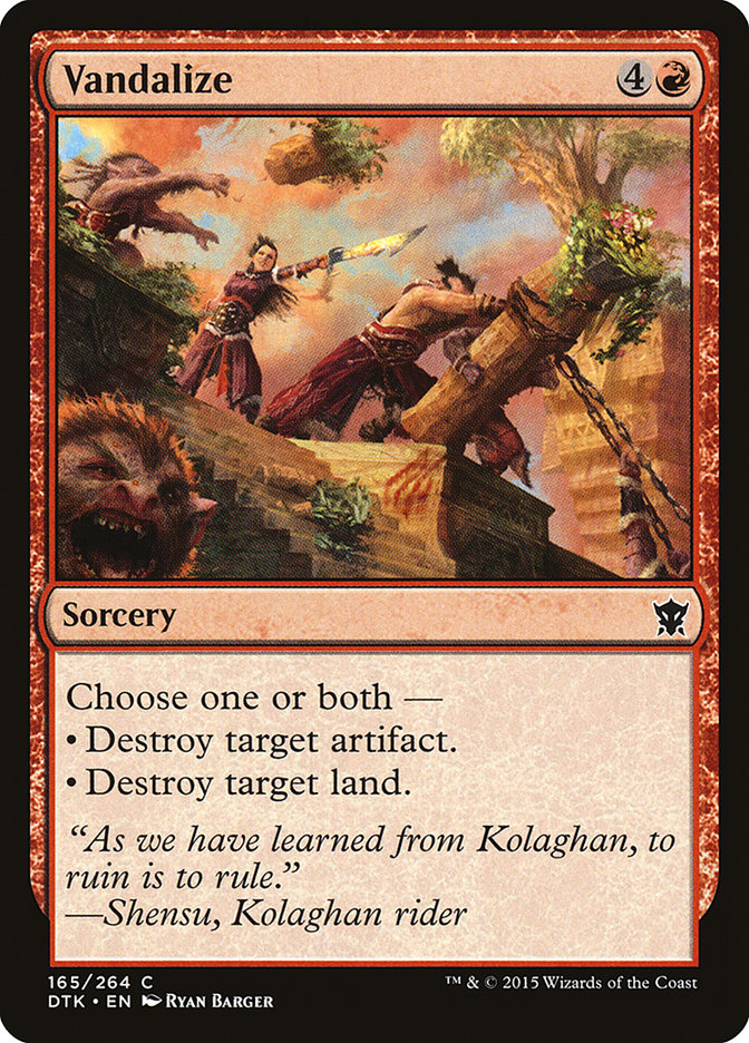 Vandalize [Dragons of Tarkir] | I Want That Stuff Brandon