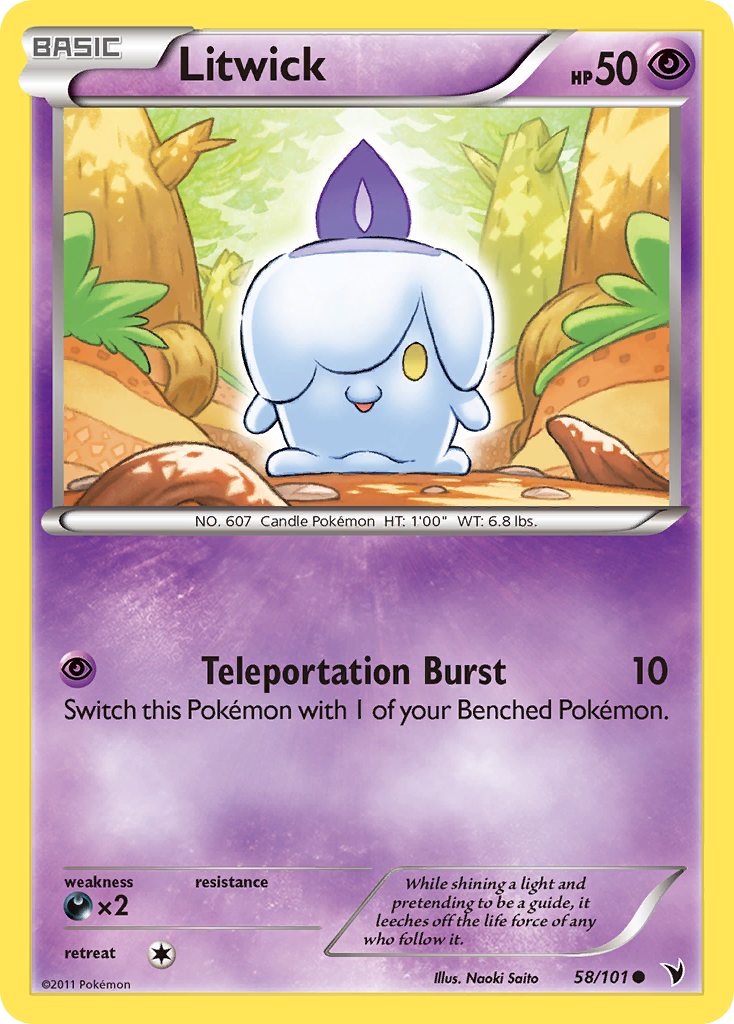 Litwick (58/101) [Black & White: Noble Victories] | I Want That Stuff Brandon