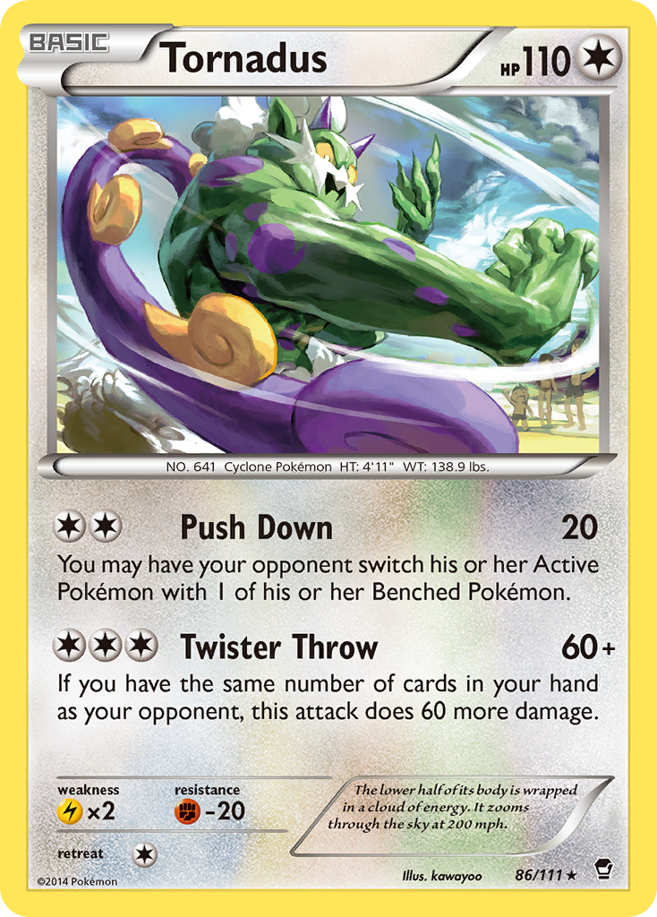 Tornadus (86/111) [XY: Furious Fists] | I Want That Stuff Brandon