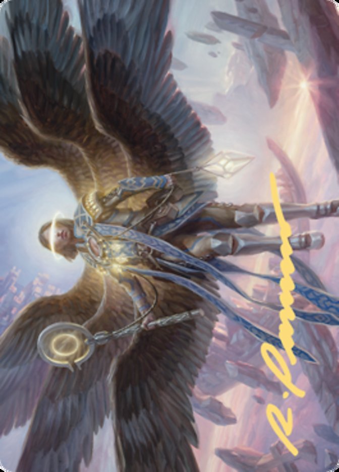 Angel of Destiny Art Card (Gold-Stamped Signature) [Zendikar Rising Art Series] | I Want That Stuff Brandon