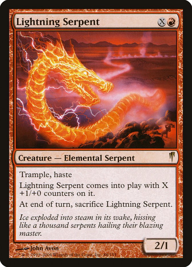 Lightning Serpent [Coldsnap] | I Want That Stuff Brandon