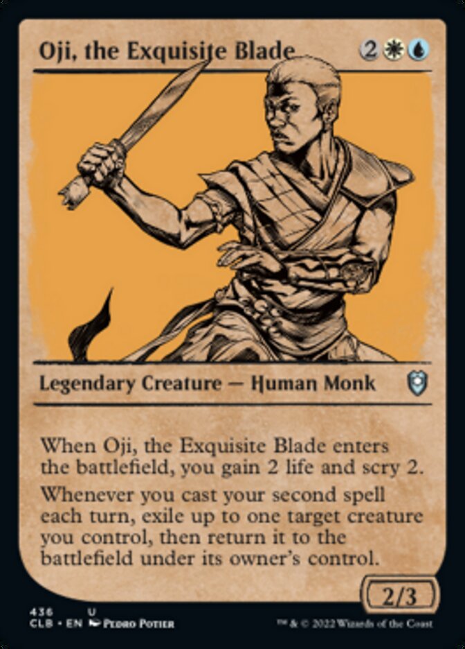 Oji, the Exquisite Blade (Showcase) [Commander Legends: Battle for Baldur's Gate] | I Want That Stuff Brandon