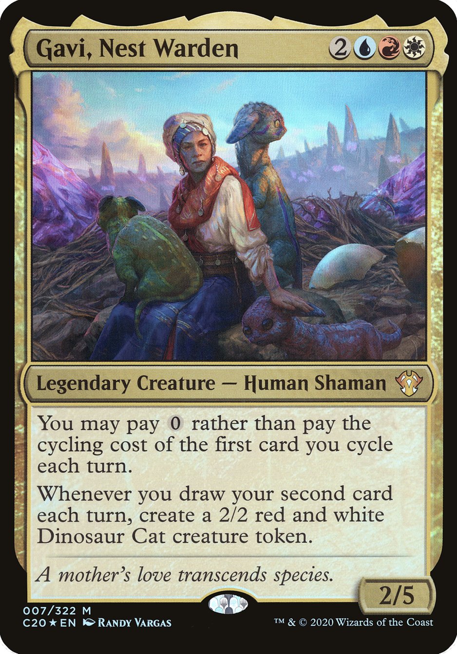 Gavi, Nest Warden (Oversized) [Commander 2020 Oversized] | I Want That Stuff Brandon