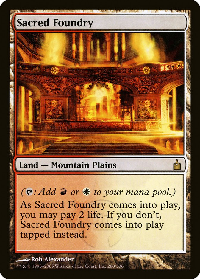 Sacred Foundry [Ravnica: City of Guilds] | I Want That Stuff Brandon