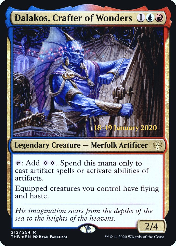 Dalakos, Crafter of Wonders [Theros Beyond Death Prerelease Promos] | I Want That Stuff Brandon