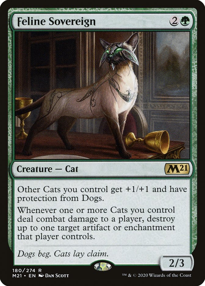 Feline Sovereign [Core Set 2021] | I Want That Stuff Brandon