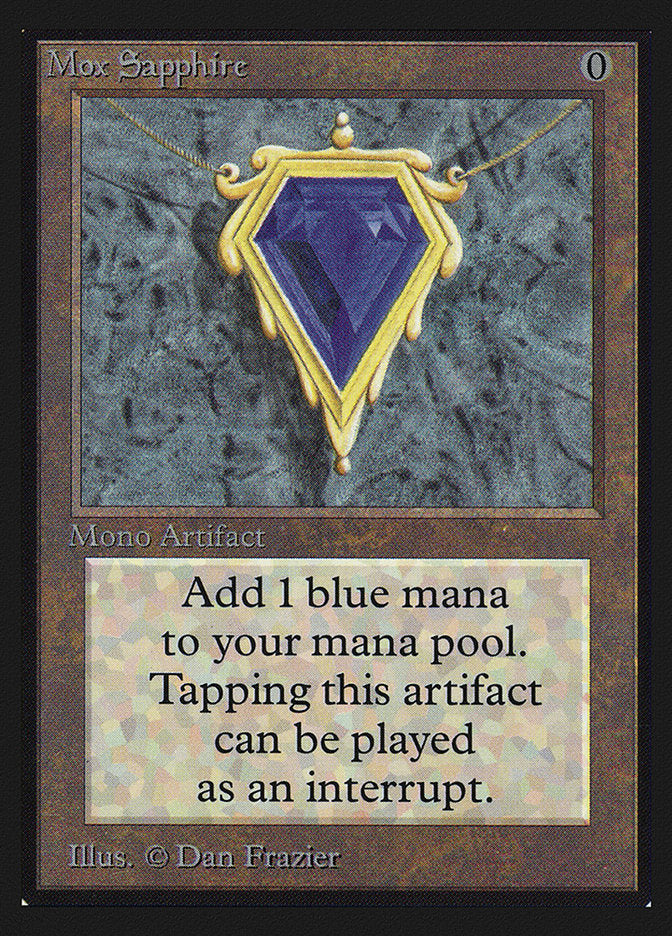 Mox Sapphire [Collectors' Edition] | I Want That Stuff Brandon