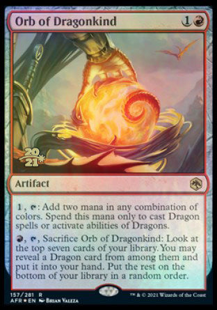 Orb of Dragonkind [Dungeons & Dragons: Adventures in the Forgotten Realms Prerelease Promos] | I Want That Stuff Brandon