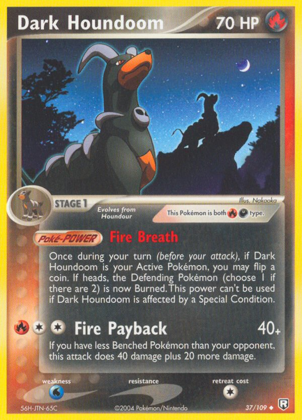 Dark Houndoom (37/109) [EX: Team Rocket Returns] | I Want That Stuff Brandon