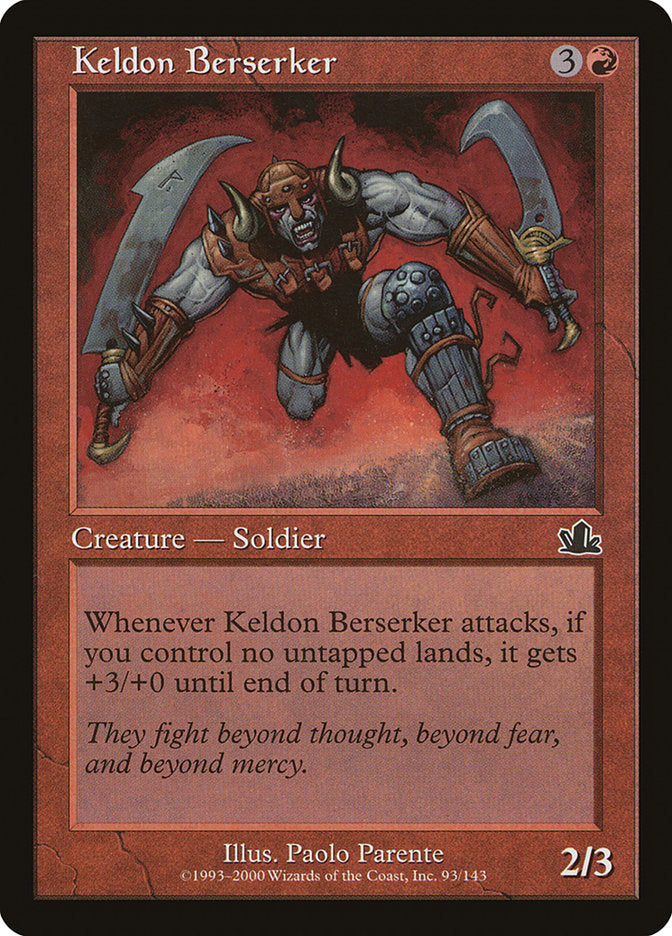 Keldon Berserker [Prophecy] | I Want That Stuff Brandon