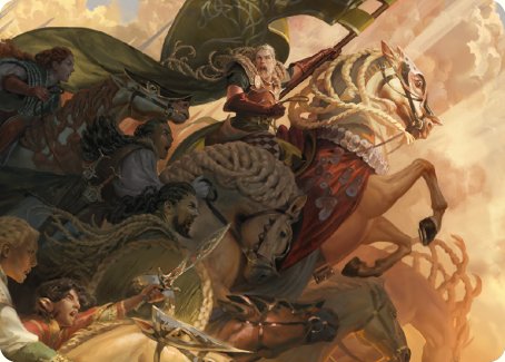 Marshal's Anthem Art Card [The Lord of the Rings: Tales of Middle-earth Art Series] | I Want That Stuff Brandon