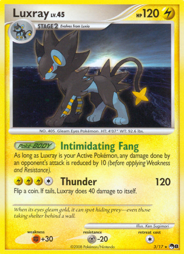 Luxray (3/17) [POP Series 8] | I Want That Stuff Brandon