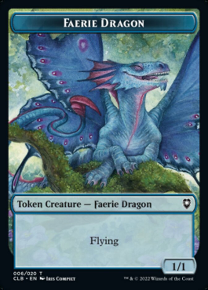 Faerie Dragon Token [Commander Legends: Battle for Baldur's Gate Tokens] | I Want That Stuff Brandon