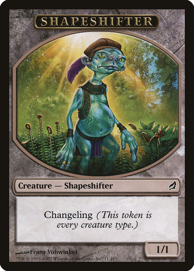 Shapeshifter Token [Lorwyn Tokens] | I Want That Stuff Brandon