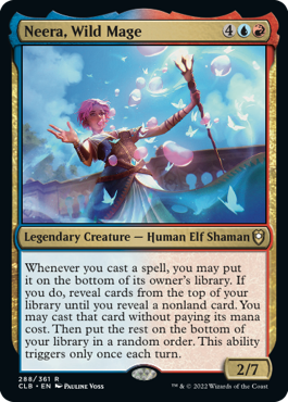 Neera, Wild Mage [Commander Legends: Battle for Baldur's Gate] | I Want That Stuff Brandon