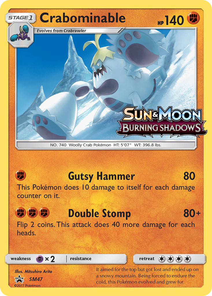 Crabominable (SM47) [Sun & Moon: Black Star Promos] | I Want That Stuff Brandon