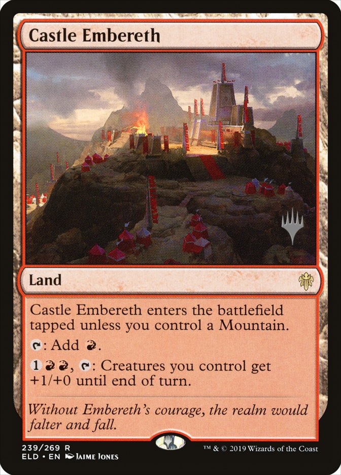 Castle Embereth (Promo Pack) [Throne of Eldraine Promos] | I Want That Stuff Brandon