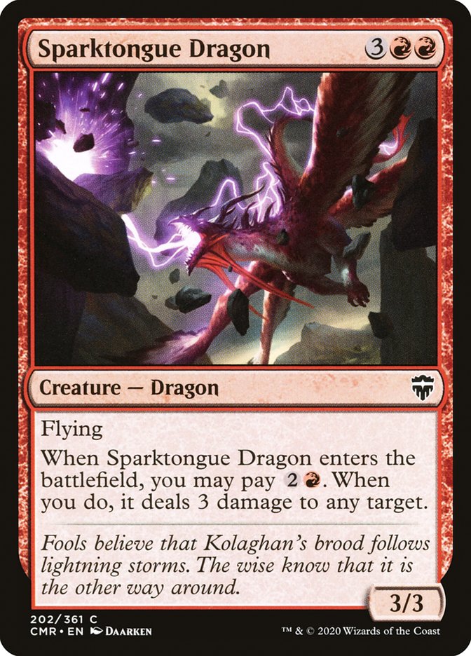 Sparktongue Dragon [Commander Legends] | I Want That Stuff Brandon