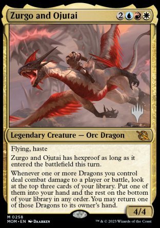 Zurgo and Ojutai (Promo Pack) [March of the Machine Promos] | I Want That Stuff Brandon