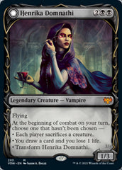 Henrika Domnathi // Henrika, Infernal Seer (Showcase Fang Frame) [Innistrad: Crimson Vow] | I Want That Stuff Brandon