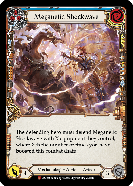 Meganetic Shockwave [CRU103] 1st Edition Normal | I Want That Stuff Brandon