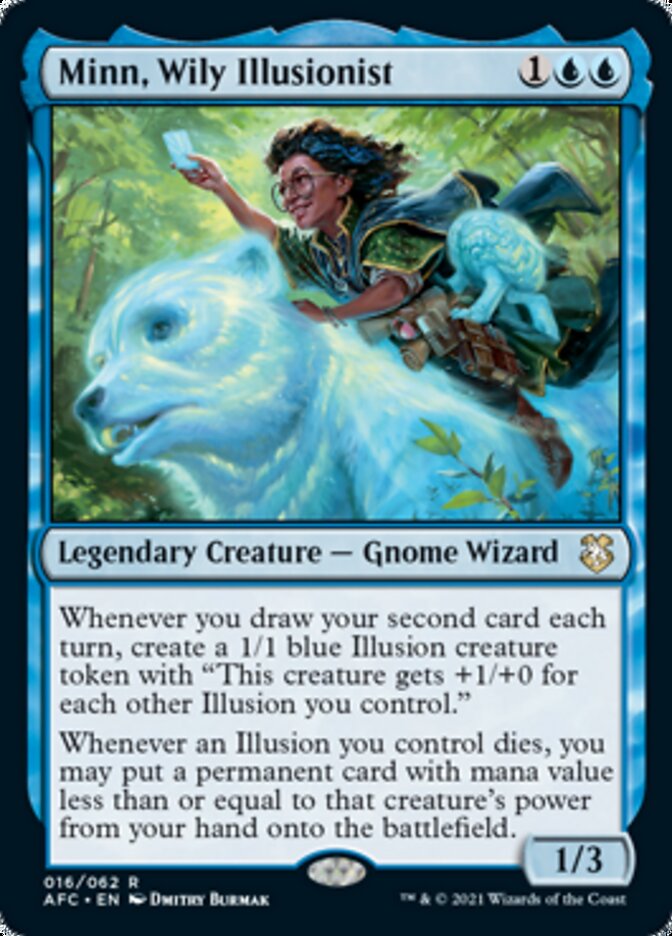 Minn, Wily Illusionist [Dungeons & Dragons: Adventures in the Forgotten Realms Commander] | I Want That Stuff Brandon