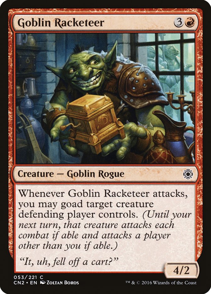 Goblin Racketeer [Conspiracy: Take the Crown] | I Want That Stuff Brandon