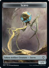 Servo // Construct (005) Double-Sided Token [The Brothers' War Commander Tokens] | I Want That Stuff Brandon