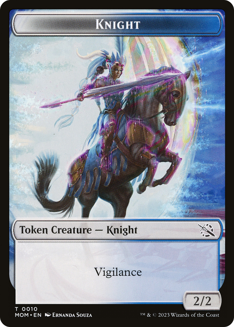 First Mate Ragavan // Knight Double-Sided Token [March of the Machine Tokens] | I Want That Stuff Brandon