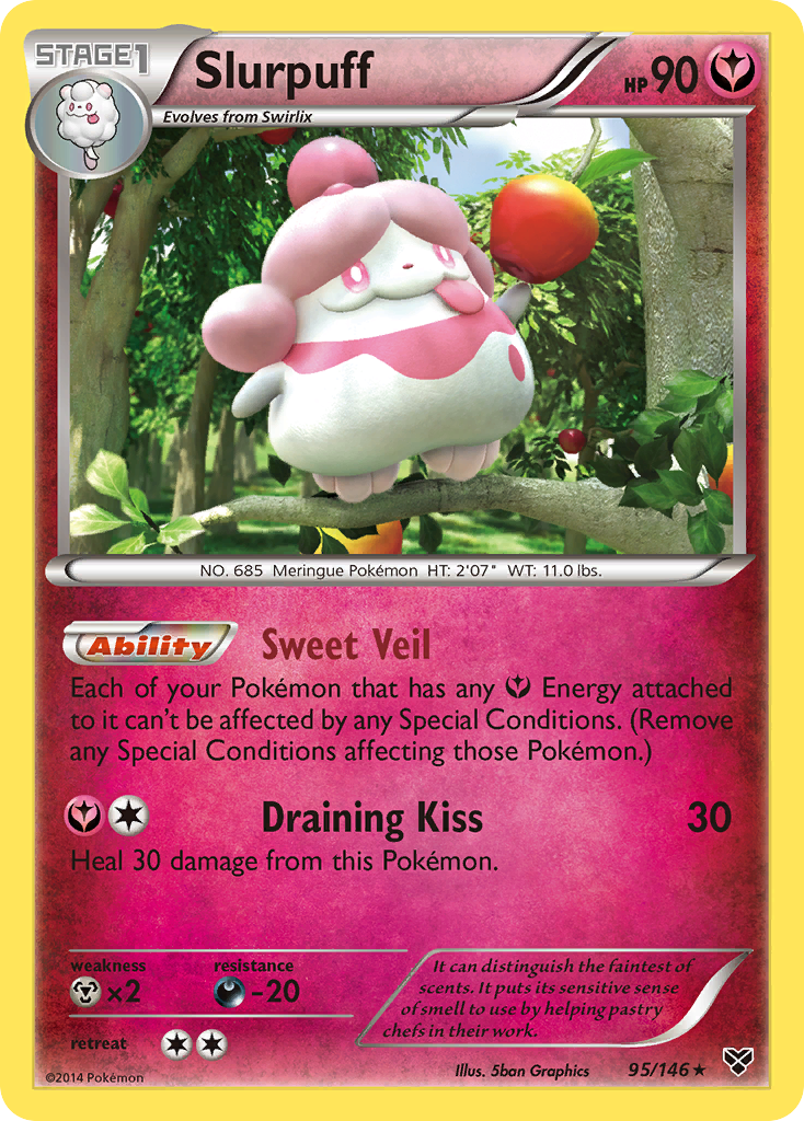 Slurpuff (95/146) [XY: Base Set] | I Want That Stuff Brandon