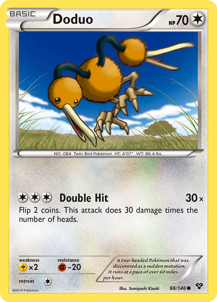 Doduo (98/146) [XY: Base Set] | I Want That Stuff Brandon