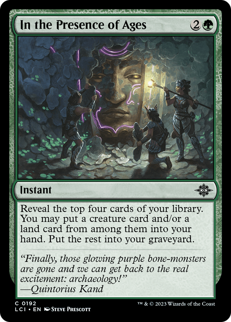 In the Presence of Ages [The Lost Caverns of Ixalan] | I Want That Stuff Brandon