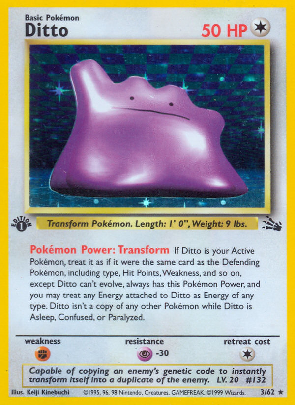 Ditto (3/62) [Fossil 1st Edition] | I Want That Stuff Brandon