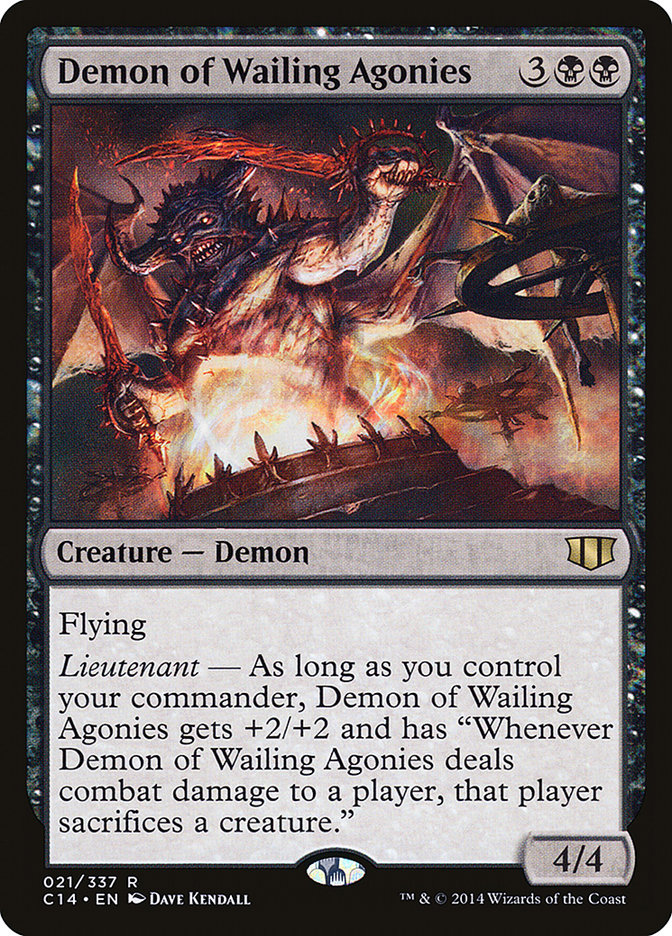 Demon of Wailing Agonies [Commander 2014] | I Want That Stuff Brandon