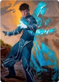 Jace, Mirror Mage 1 Art Card [Zendikar Rising Art Series] | I Want That Stuff Brandon