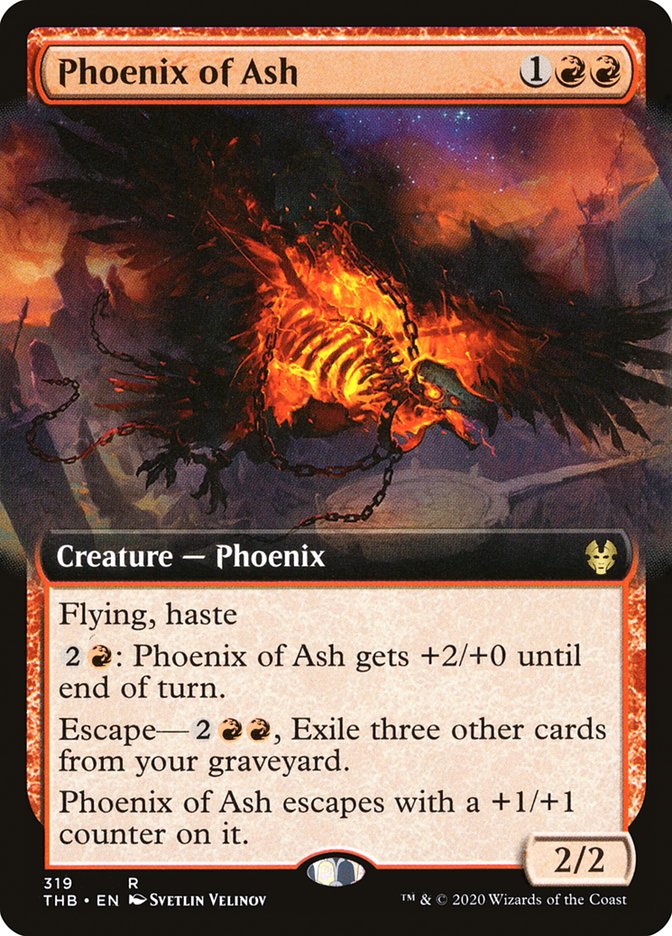 Phoenix of Ash (Extended Art) [Theros Beyond Death] | I Want That Stuff Brandon