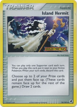 Island Hermit (76/101) (Stamped) [EX: Dragon Frontiers] | I Want That Stuff Brandon