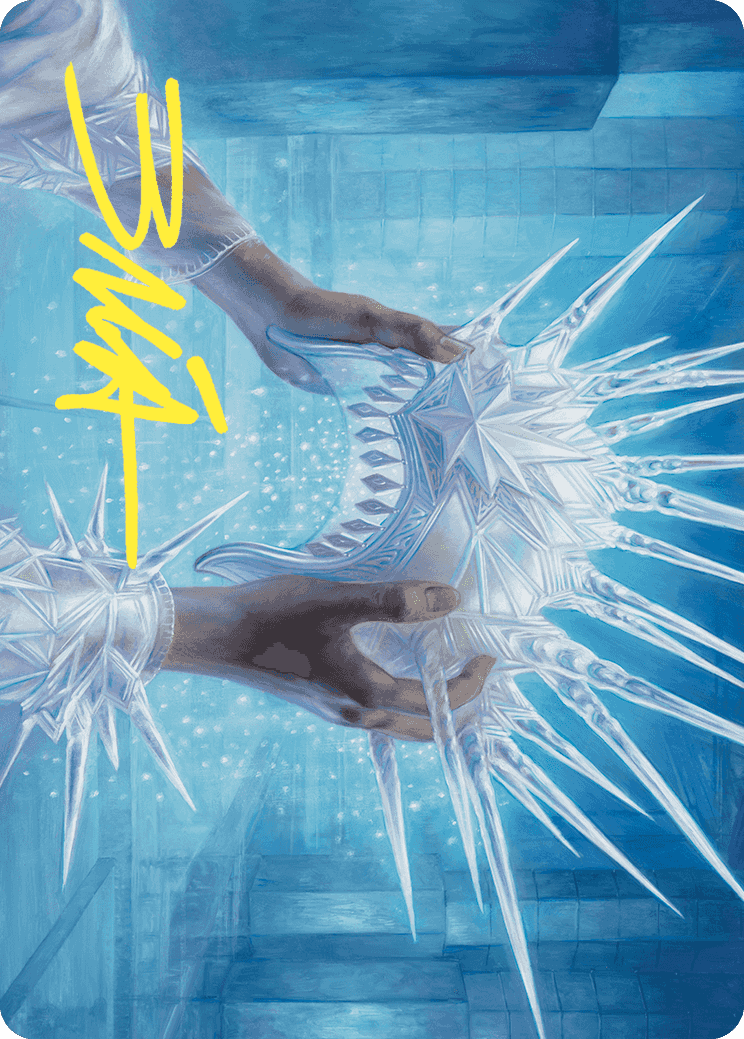 Hylda's Crown of Winter Art Card (Gold-Stamped Signature) [Wilds of Eldraine Art Series] | I Want That Stuff Brandon