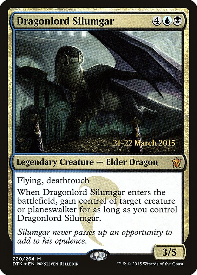 Dragonlord Silumgar [Dragons of Tarkir Prerelease Promos] | I Want That Stuff Brandon
