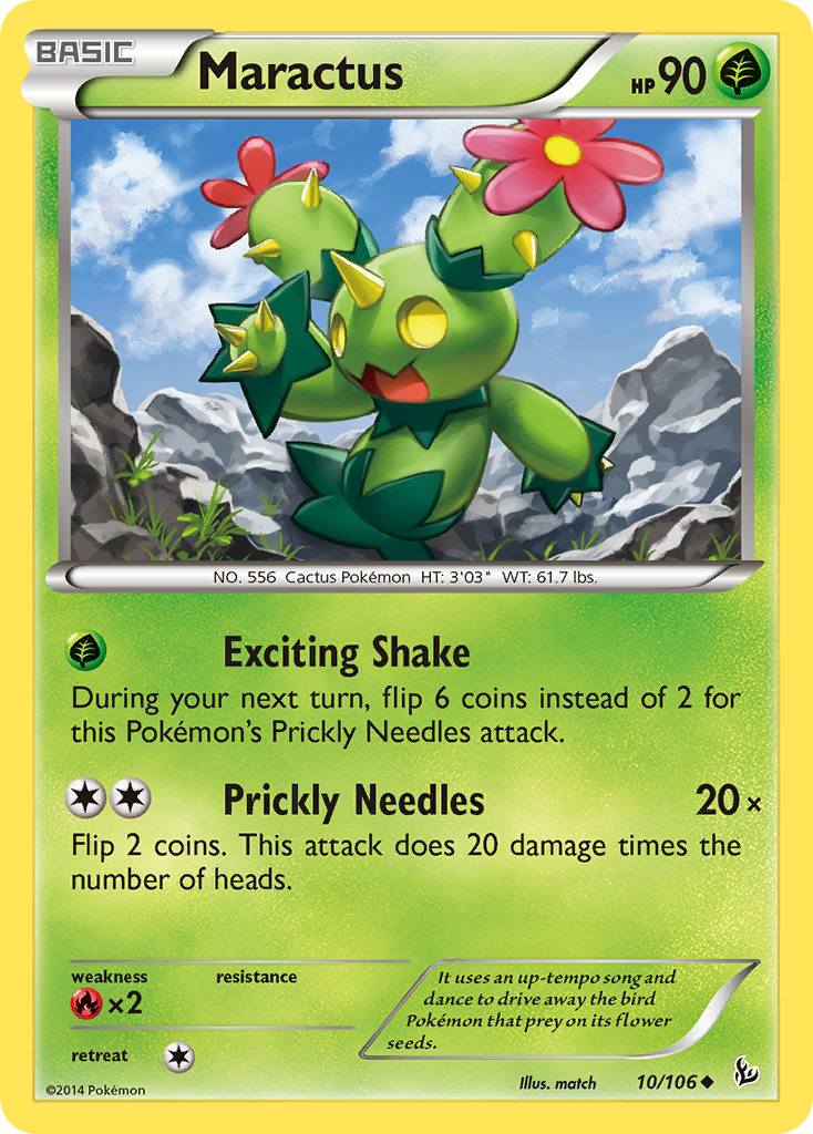 Maractus (10/106) [XY: Flashfire] | I Want That Stuff Brandon