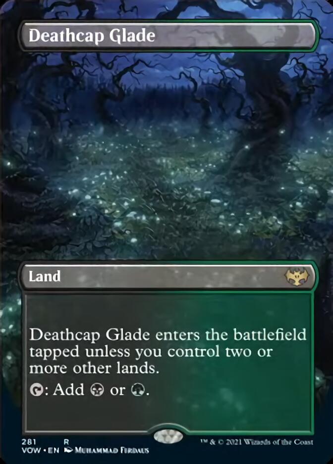 Deathcap Glade (Borderless Alternate Art) [Innistrad: Crimson Vow] | I Want That Stuff Brandon