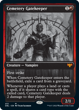 Cemetery Gatekeeper [Innistrad: Double Feature] | I Want That Stuff Brandon