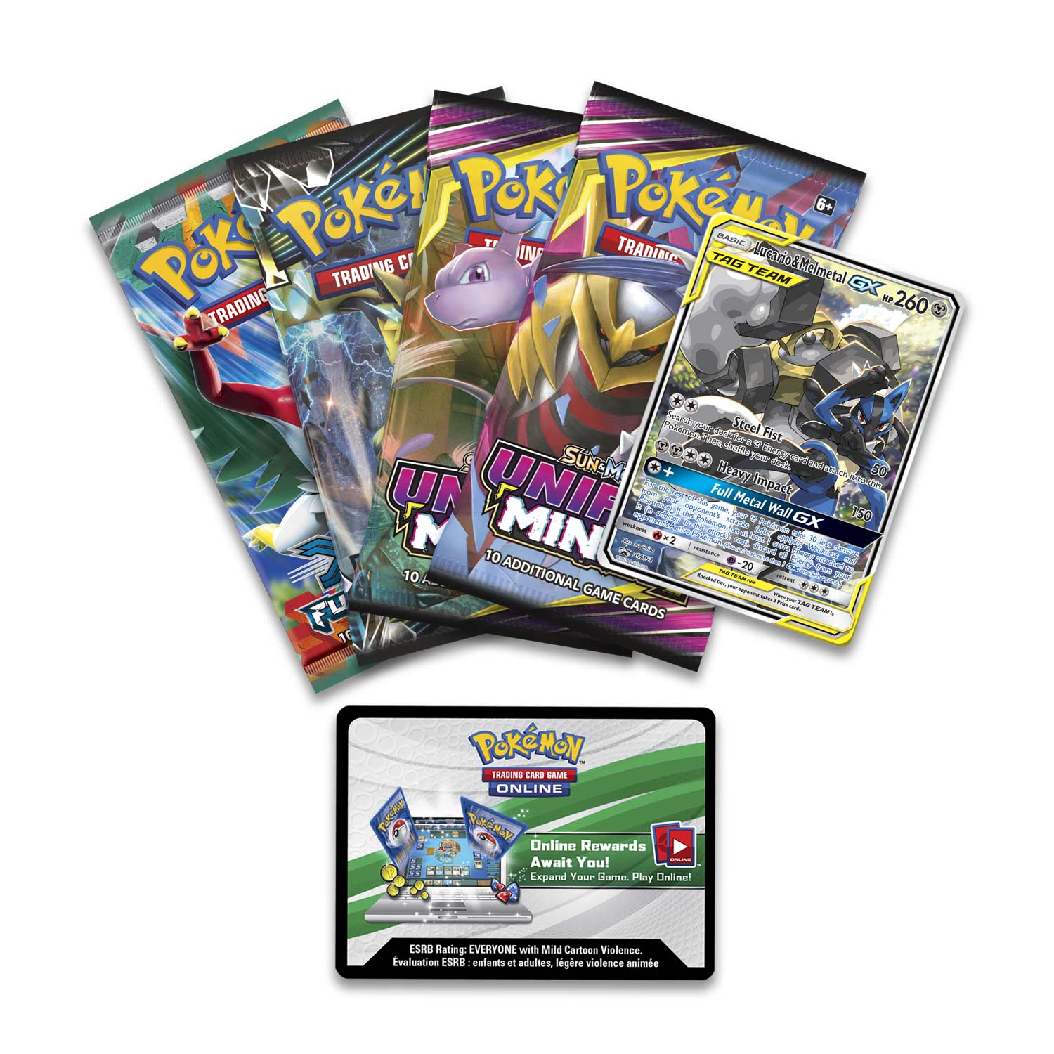 Sun & Moon: Unified Minds - Power Partnership Tin (Lucario & Melmetal GX) | I Want That Stuff Brandon
