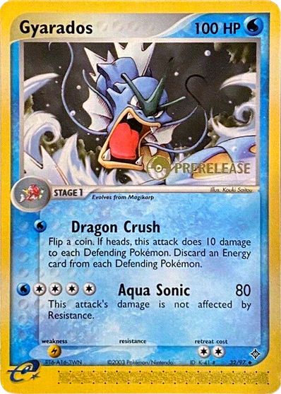 Gyarados (32/97) (Prerelease Promo) [EX: Dragon] | I Want That Stuff Brandon