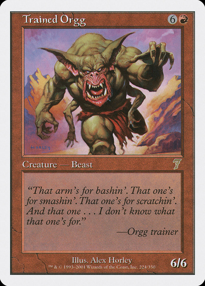 Trained Orgg [Seventh Edition] | I Want That Stuff Brandon