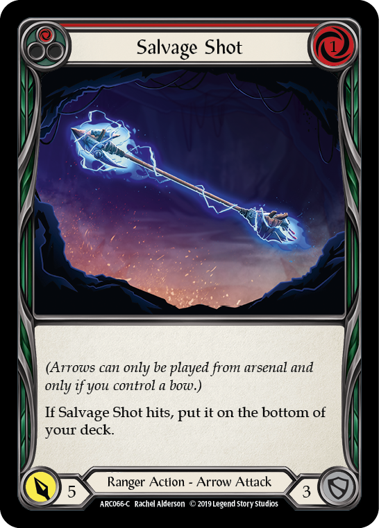 Salvage Shot (Red) [ARC066-C] 1st Edition Rainbow Foil | I Want That Stuff Brandon