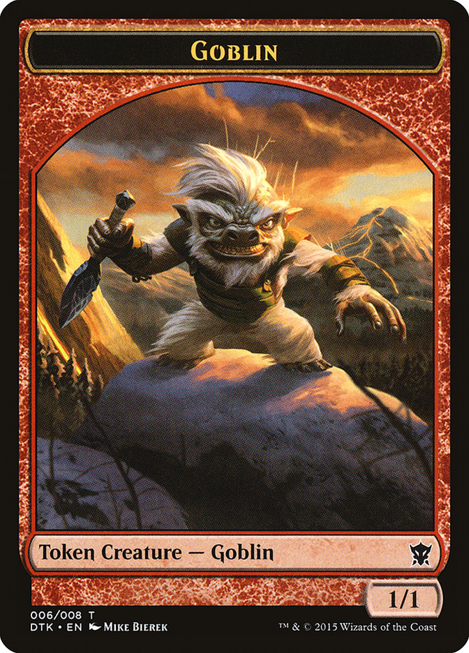 Goblin Token [Dragons of Tarkir Tokens] | I Want That Stuff Brandon