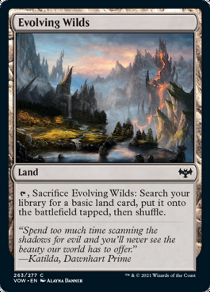 Evolving Wilds [Innistrad: Crimson Vow] | I Want That Stuff Brandon