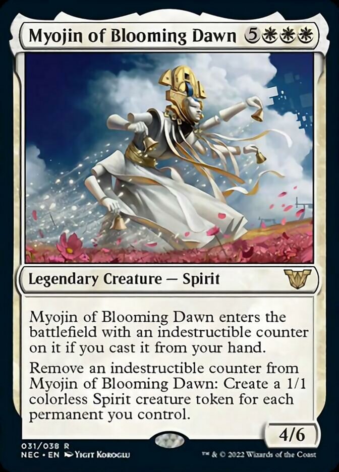 Myojin of Blooming Dawn [Kamigawa: Neon Dynasty Commander] | I Want That Stuff Brandon